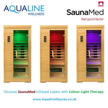 How can colour therapy complement the health benefits of an infrared sauna?