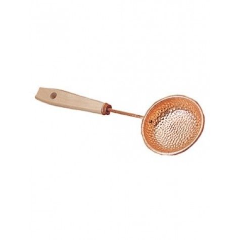 Harvia Hammered Copper Dipper with Pine Handle (15")