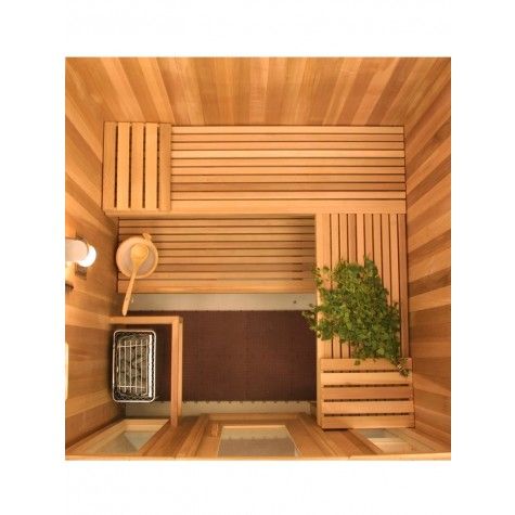 Harvia Prefabricated Sauna Room (48" x 96" x 84")