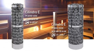New Heavy-duty Harvia Cilindro heaters from Harvia