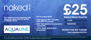 Free £25 Wine Voucher from Nakes Wines with every order
